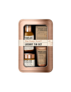 Bergamot, Hemp & Sandalwood - sada péče o tělo, vlasy a pleť, 4 ks