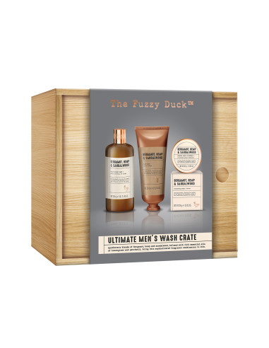 Bergamot, Hemp & Sandalwood - sada s péčí o tělo, vlasy a pleť, 4 ks