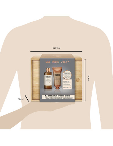 Bergamot, Hemp & Sandalwood - sada s péčí o tělo, vlasy a pleť, 4 ks