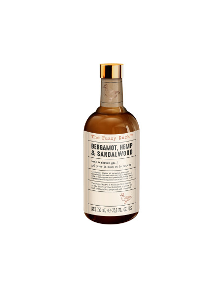 Bergamot, Hemp & Sandalwood - sprchový gel, 750 ml