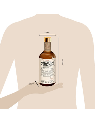 Bergamot, Hemp & Sandalwood - sprchový gel, 750 ml