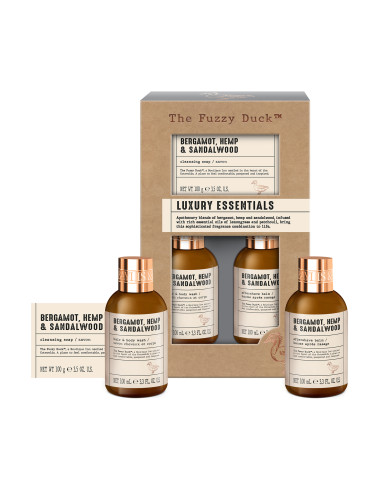 Bergamot, Hemp & Sandalwood - sada péče o tělo a ruce, 3 ks