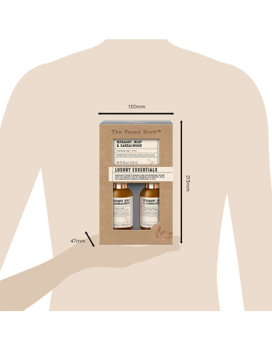 Bergamot, Hemp & Sandalwood - sada péče o tělo a ruce, 3 ks