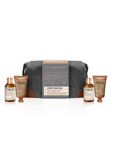 Bergamot, Hemp & Sandalwood - sada s péčí o tělo, vlasy a pleť, 4 ks