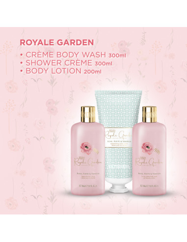 Royale Garden - sada tělové péče, 3 ks
