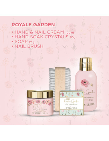 Royale Garden - sada s péčí o ruce a nehty, 4 ks