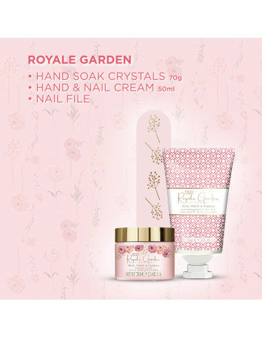Royale Garden - sada s péčí o ruce a nehty, 3 ks