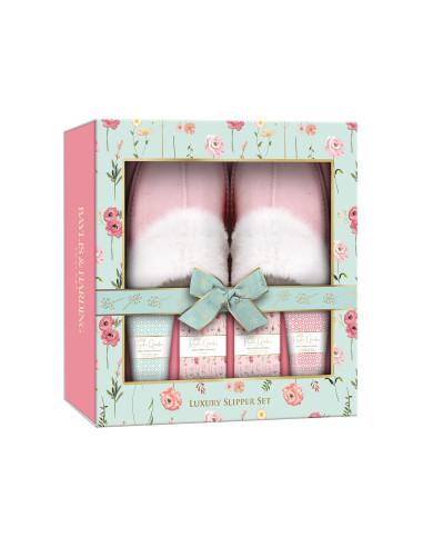 Royale Garden - sada tělové péče a pantoflů, 5 ks