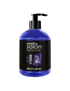 Styling hair gel s pumpičkou extra silný (fialový) 500 ml