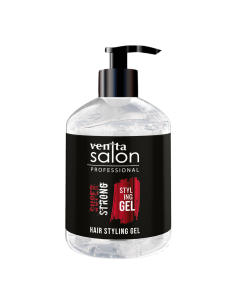 Styling hair gel s pumpičkou silný (bílý) 500 ml