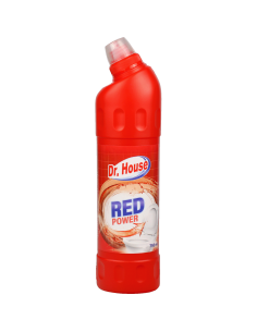 Dr. House wc čistič Red power 750 ml