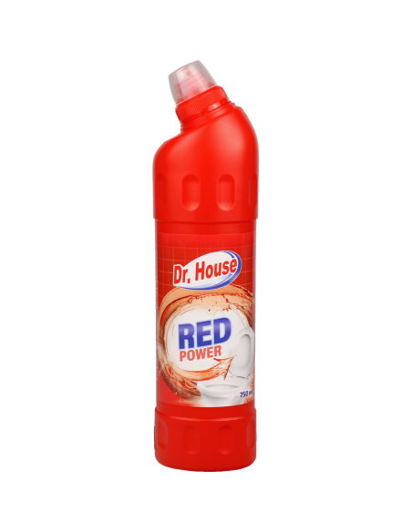 Dr. House wc čistič Red power 750 ml