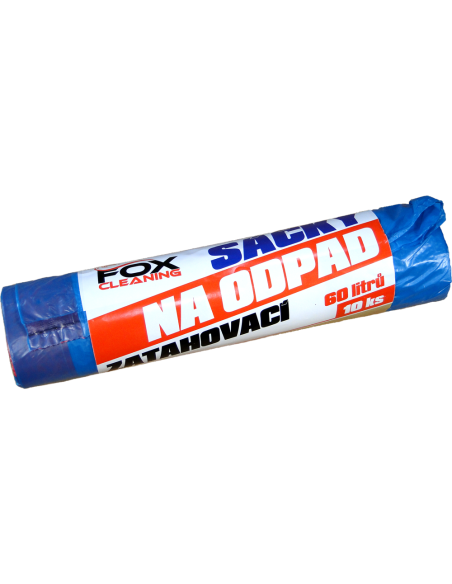 Fox cleaning sáčky do koše 60 L 10 ks zatahovací