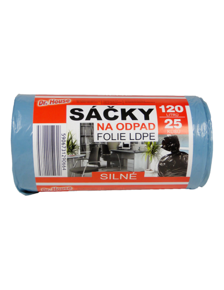 Dr. House sáčky do koše 120 L 25 ks silné