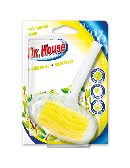 Dr. House kostka do WC - citronová vůně 40 g