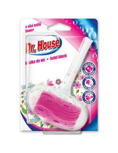 Dr. House kostka do WC - vůně květin 40 g