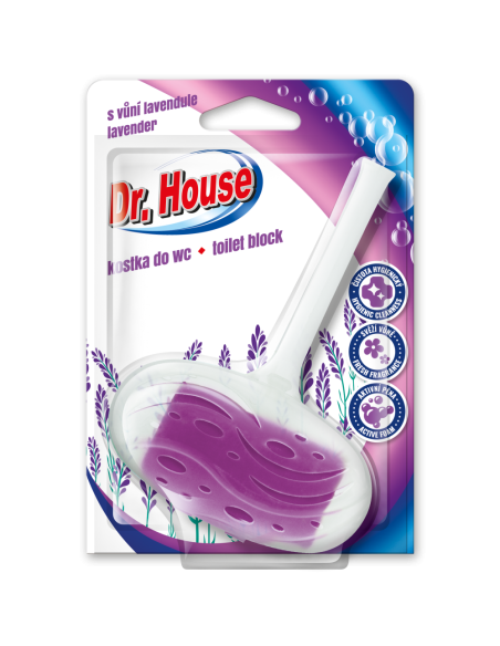Dr. House kostka do WC - vůně levandule 40 g
