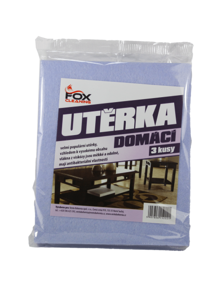 Fox cleaning utěrka pro domácnost 3 ks 31x39 cm