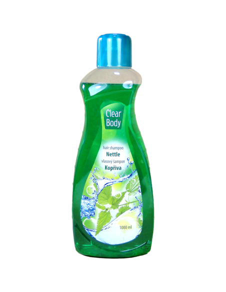 Clear body šampon na vlasy Nettle (kopřiva) 1 L
