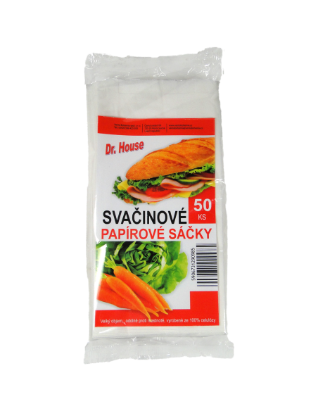 Dr. House svačinové sáčky papírové 50 ks
