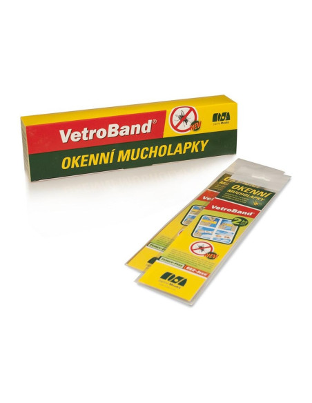Mucholapka okenní VetroBand 2K s potiskem 215x50 mm