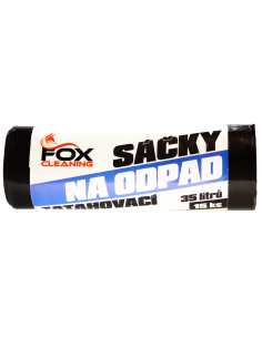 Fox cleaning sáčky do koše 35 L15 ks zatahovací LDPE silné