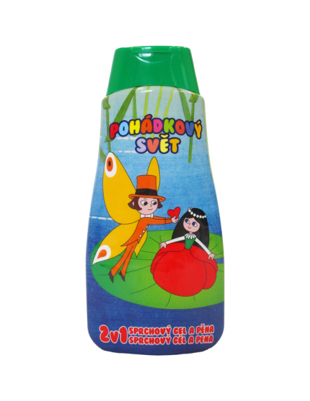 Pohádkový svět sprchový gel + pěna Maková panenka 500 ml