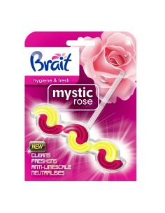 Brait kostka do WC - vůně mystic růže 45 g
