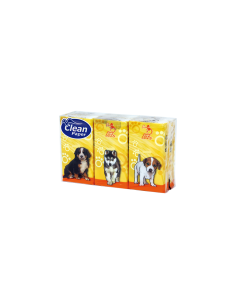 Kapesníky Pets classic s potiskem 4 vrstvé, folie 6 ks
