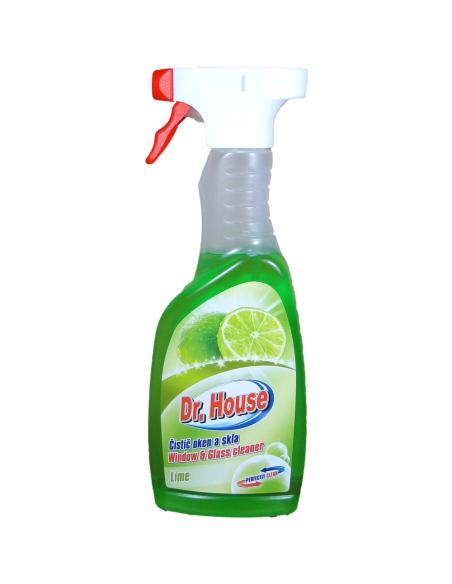 Dr. House čistič oken s rozprašovačem Lime 500 ml
