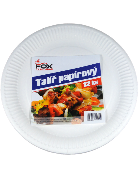 Fox cleaning papírové talíře 12 ks