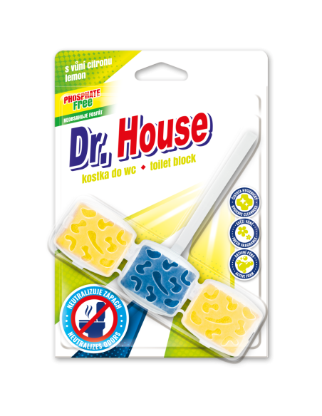 Dr. House Tri-force blistr s vůní citronů 45 g