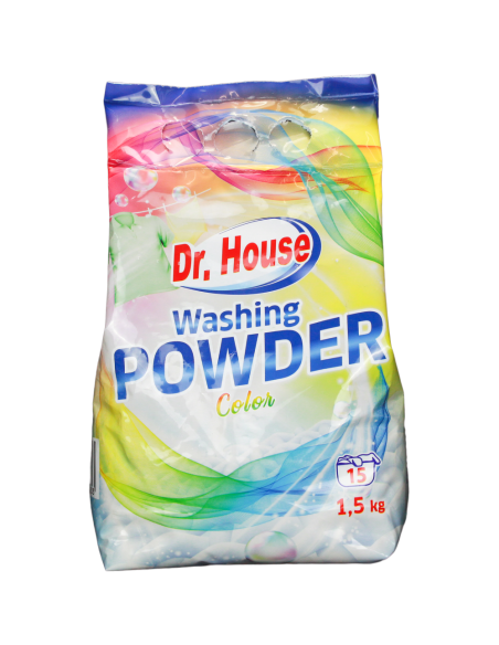 Dr. House prací prášek Color 1,5 kg (15PD)