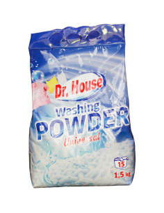 Dr. House prací prášek Universal 1,5 kg (15PD)