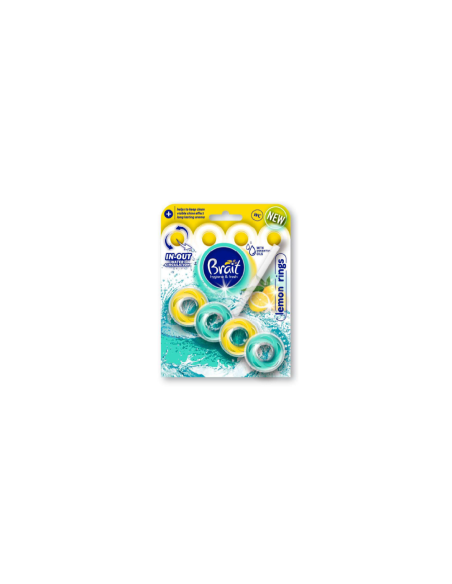 Brait kostka do WC RINGO s vůní citronu 40 g