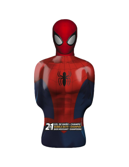 Spider-man 3D figurka 2v1 šampon a pěna do koupele 350 ml