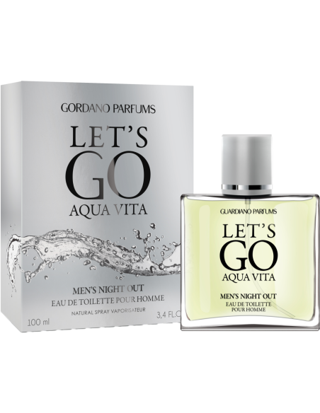 Gordano Lets Go Aqua Vita pánské edt 100 ml