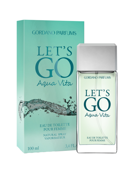 Gordano Lets Go Aqua Vita dámské edt 100 ml