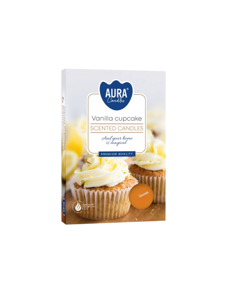 Svíce vonná Vanilka cupcake 6 ks (p15-202)