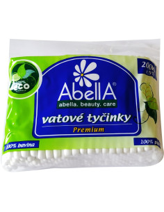 AbellA vatové tyčinky ZIP 200 ks 100% ECO