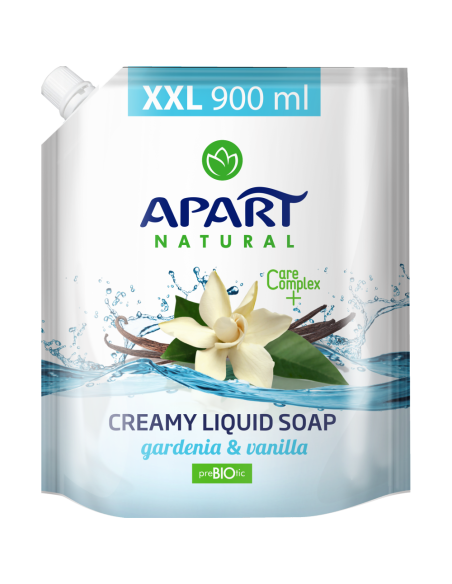 APART tekuté mýdlo náhrada Gardenia a vanilla 900 ml