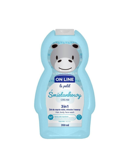 On line le petit 3v1 šampon, mycí a sprchový gel Krém 350 ml