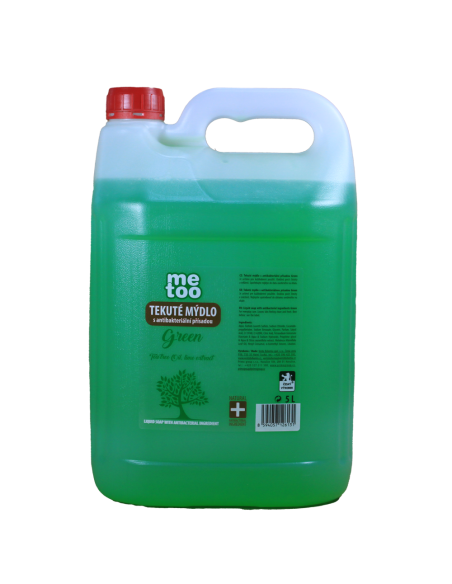 Me too tekuté mýdlo s antibakteriální přísadou Green 5 L