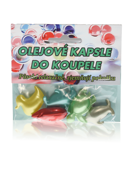 Olejové kapsle do koupele 5 ks zvířátka