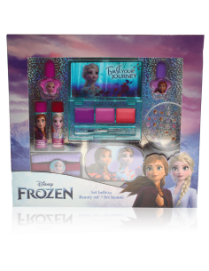 Frozen set s laky na nehty, nálepkami, lesky, gumičky