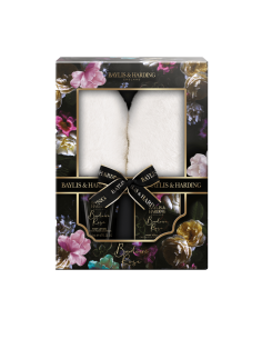 Baylis&Harding dárkový set pantofle + péče o nohy Rose