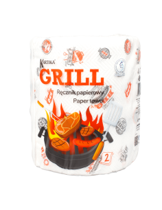 Kuchyňská utěrka potištěná Grill decor 2 vrstvá 1 ks