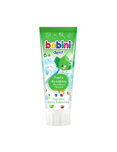 Bobini dětská zubní pasta Mint, od 6 let věku 75 ml