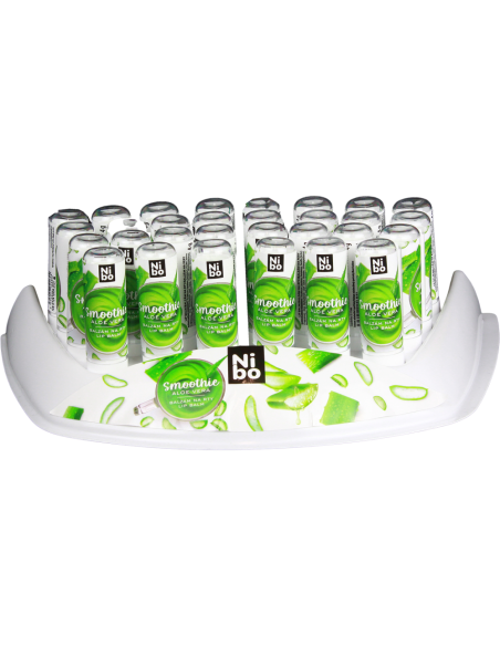 NIBO pomáda na rty Aloe vera mix plato 30 ks