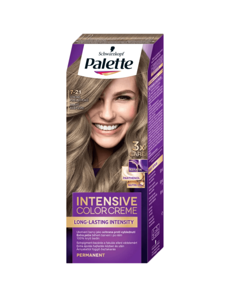 Barva na vlasy Palette 7-21 středně popelavě plavý 50+50